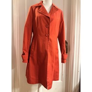 Mossimo Women's Trench Coat Rust color Size M